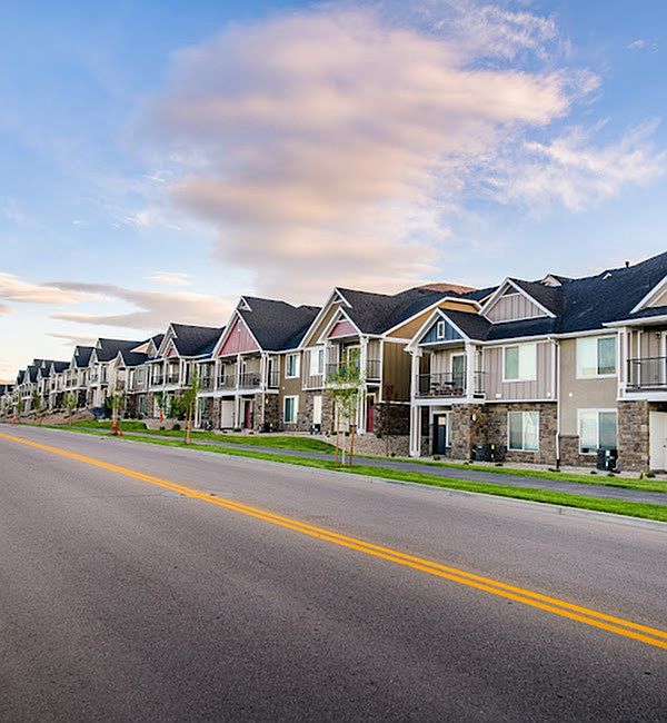 View of townhomes