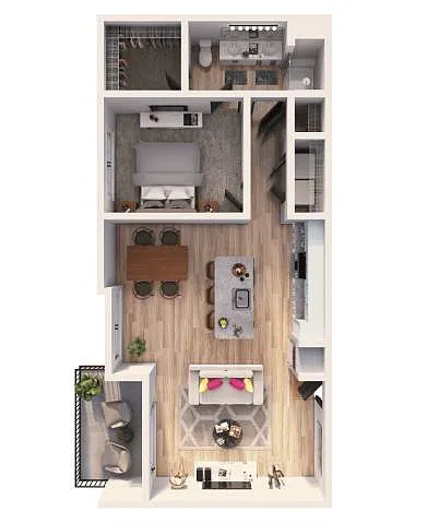 Floor plan A13