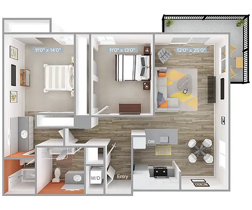 Floor plan B4-1020-2