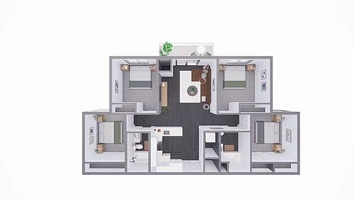 Floor plan 4 Bedroom