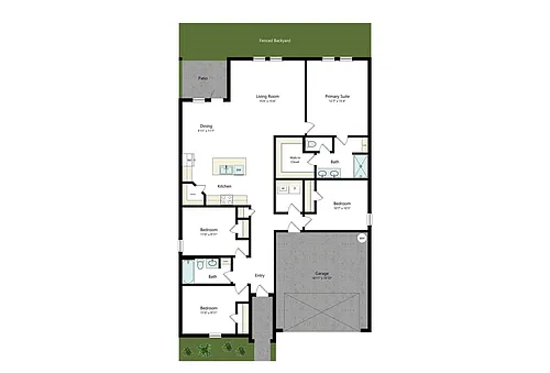 Floor plan Lavender