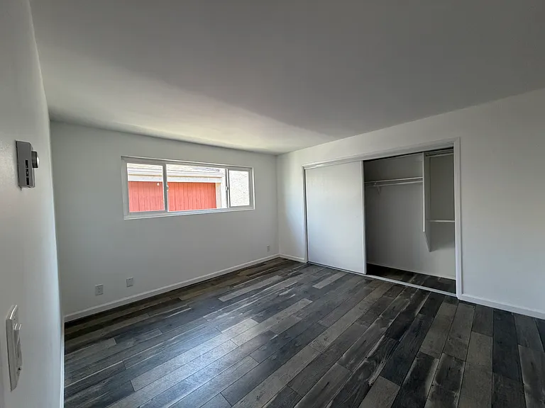 Bedroom with closet