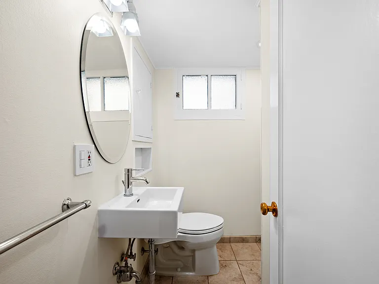Basement bathroom