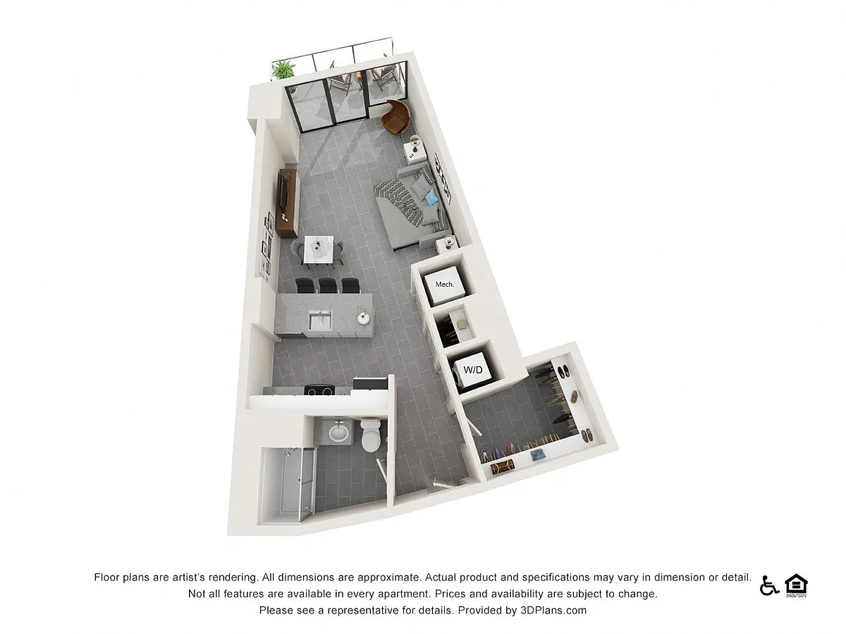 Floor plan Studio C