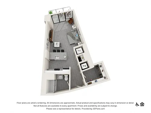 Floor plan Studio C