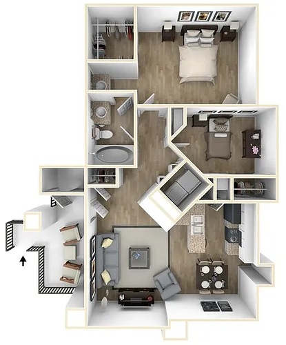 Floor plan B1