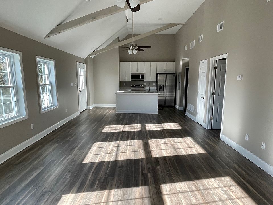 Another angle of the kitchen/living area.