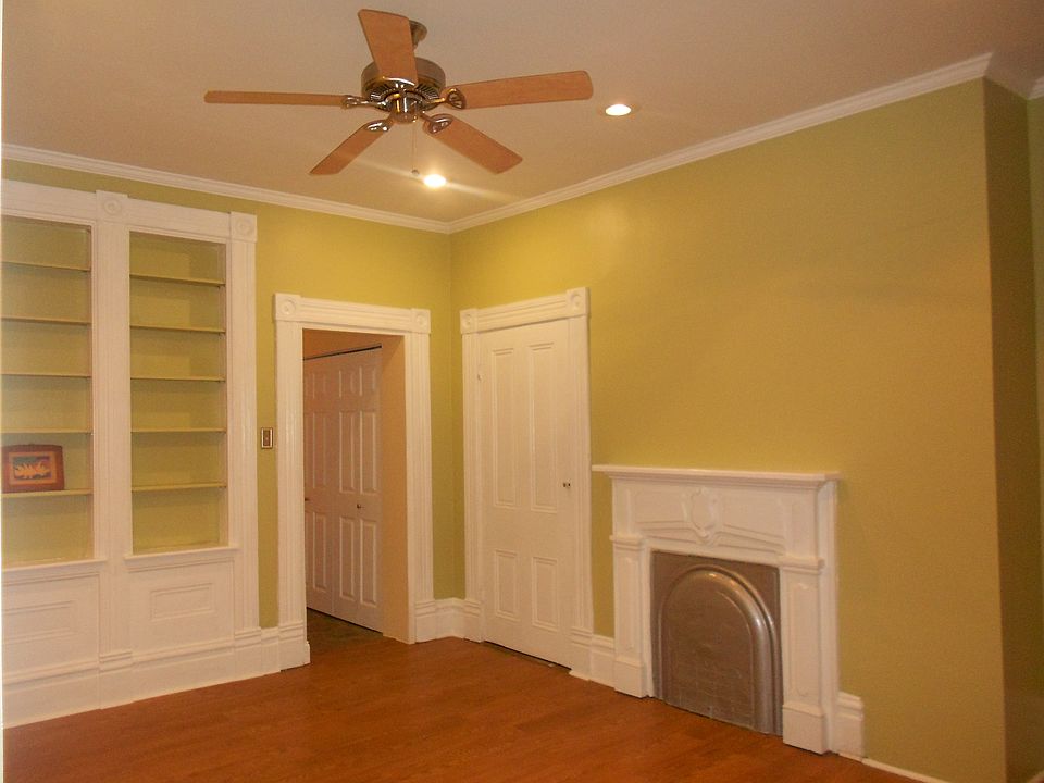 Living room with new flooring