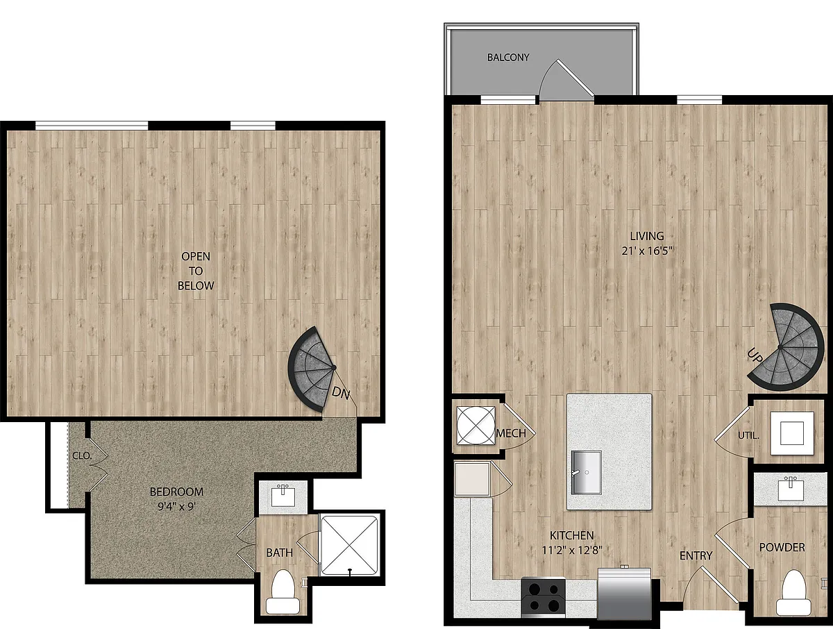Floor plan A1 Mezz