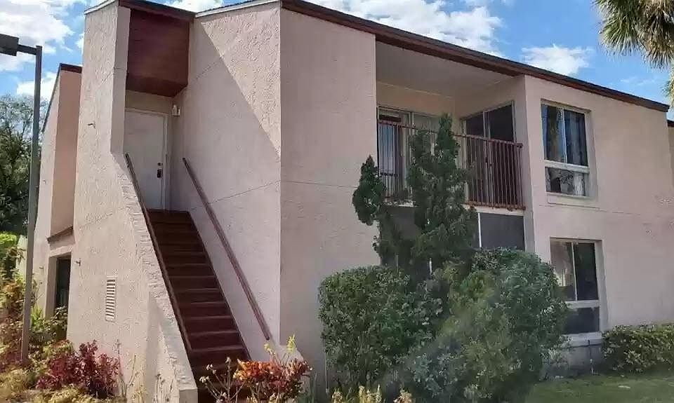 Exterior front door view