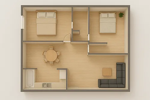 Floor plan 2/1.00