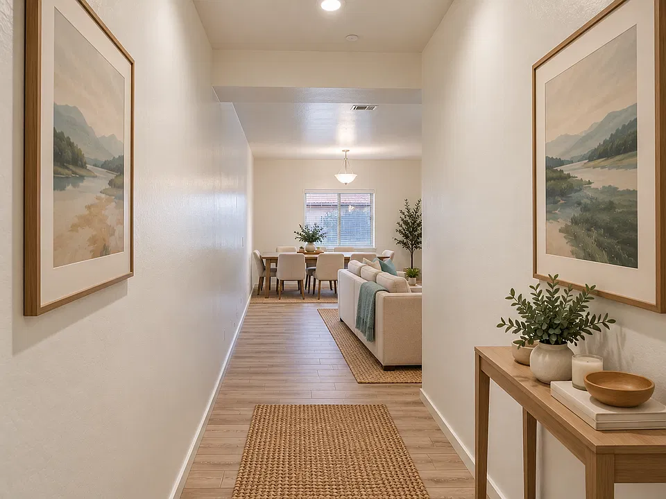 Entryway staged