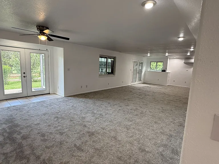 Large living space/flex area