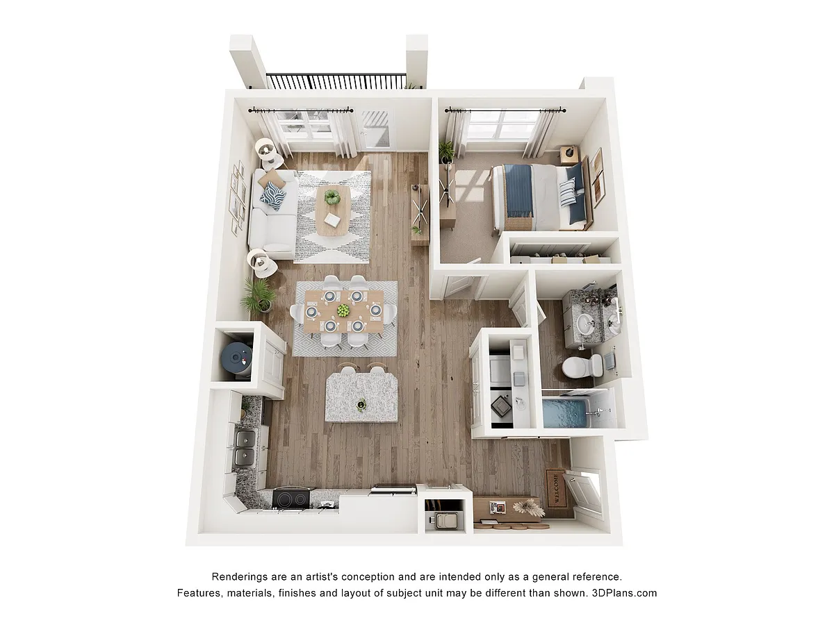 Floor plan A2 - The Hartwell