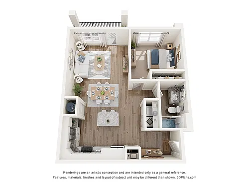 Floor plan A2 - The Hartwell