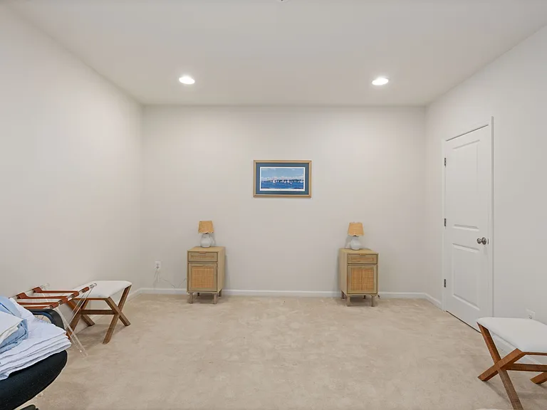 Large bedroom in the basement