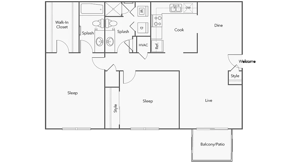 Floor plan Cary