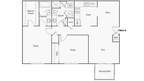 Floor plan Cary
