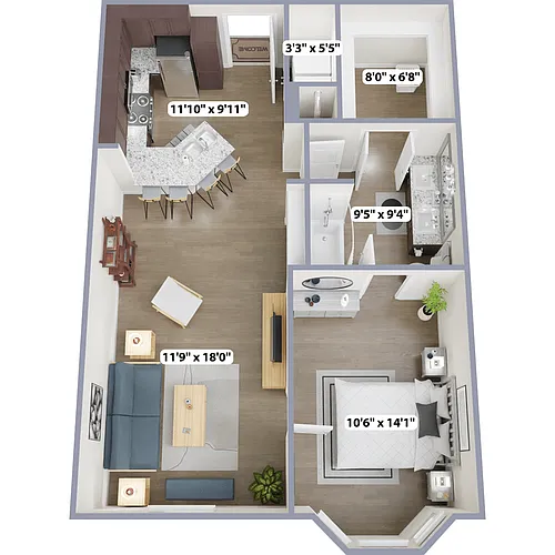Floor plan Boonville