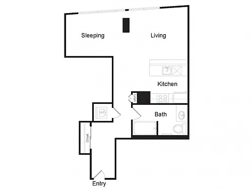 Floor plan Studio H