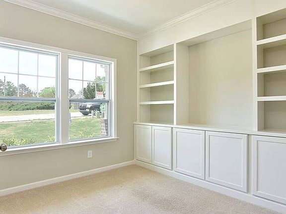 Office with built-ins
