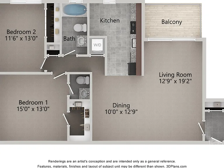 2 Bedroom Deluxe 2 Bedroom Deluxe