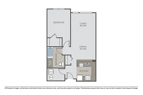 Floor plan Plan 1C
