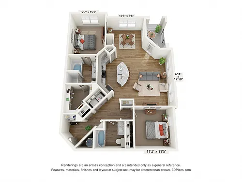 Floor plan Bluff