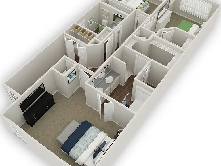 Ashland Townhomes floor plan Lowry Park