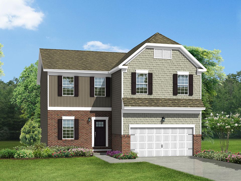 Elevation A Opt New England Partial Brick Front