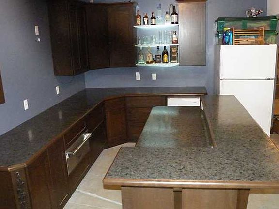 Basement entertaining