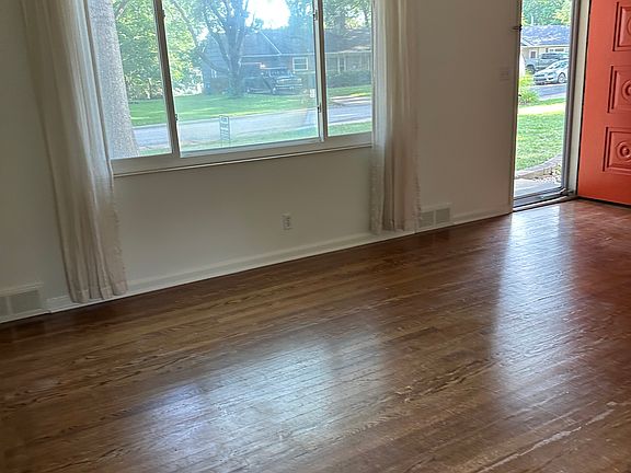 Front window in Living area