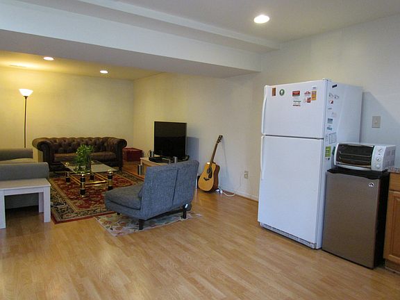 living area and dining area