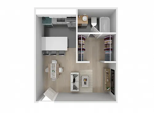 Floor plan Studio