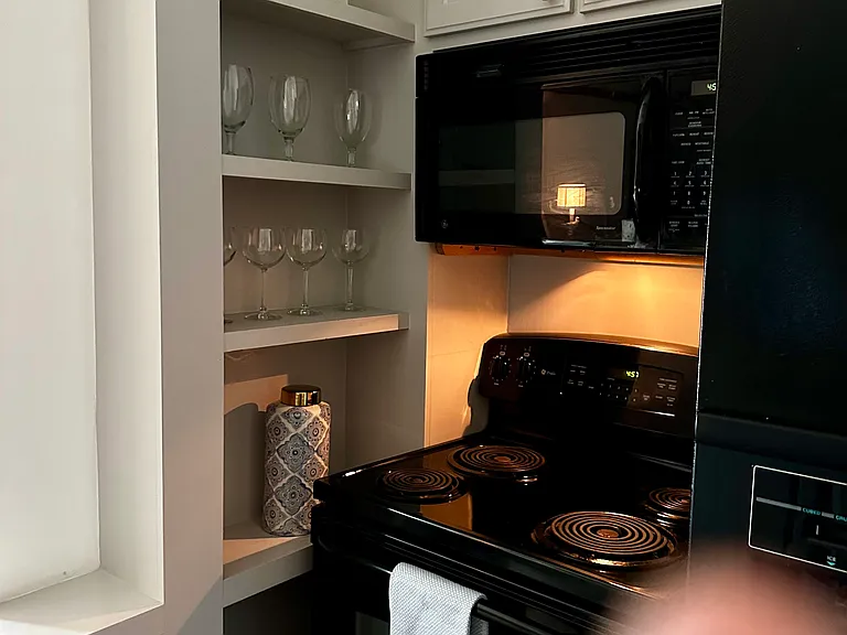 Fully Equipped Kitchen for cooking at home