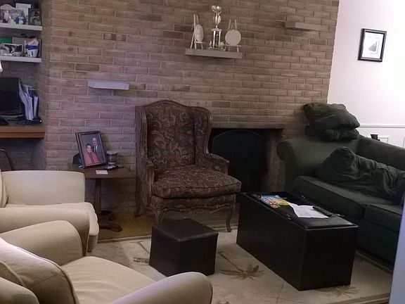 Living room from front door