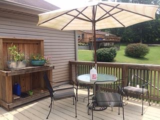 deck off kitchen