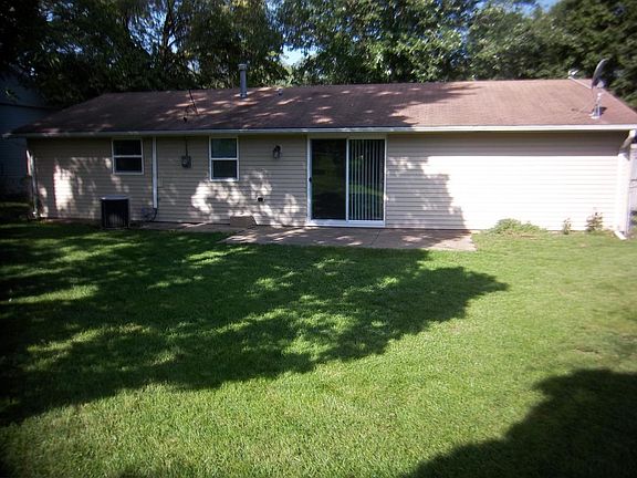Rear yard with patio