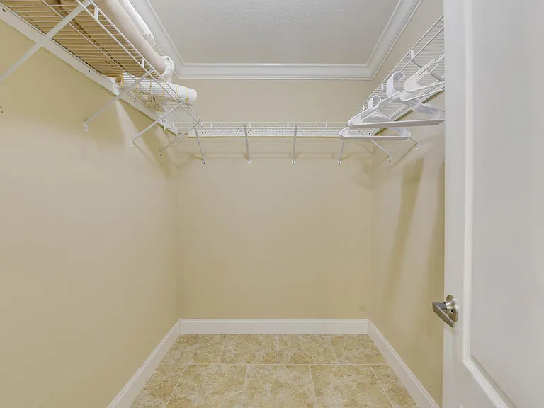 Master bedroom walk-in closet