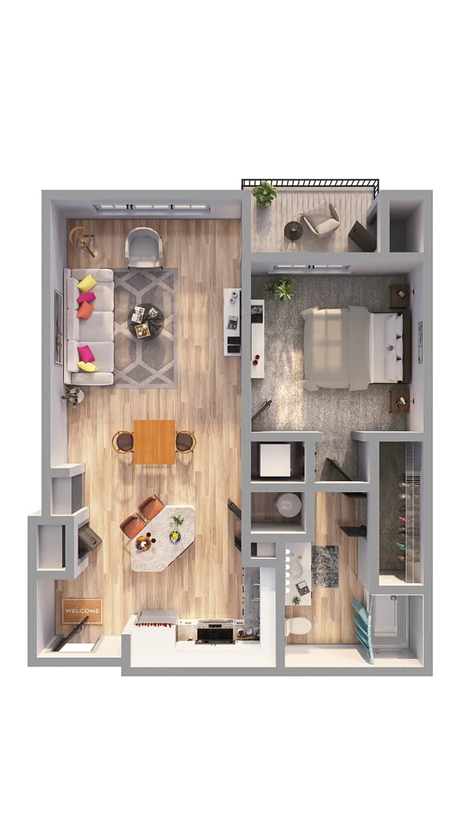 Floor plan A1A