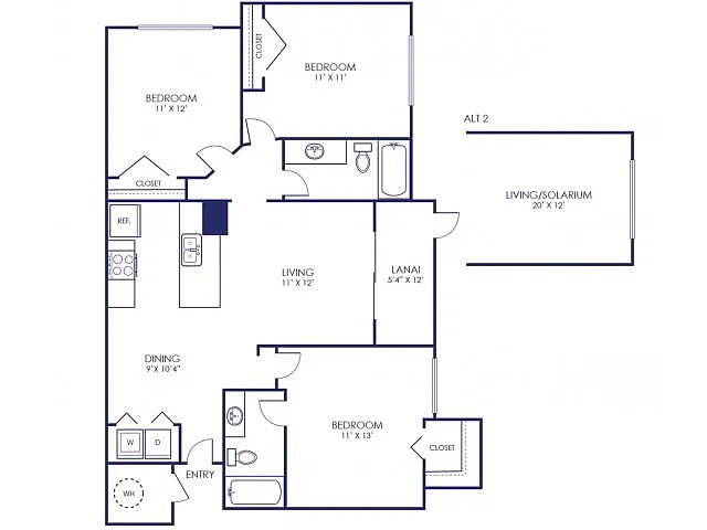 Floor plan EGRET RENOVATED