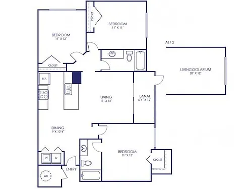 Floor plan EGRET RENOVATED