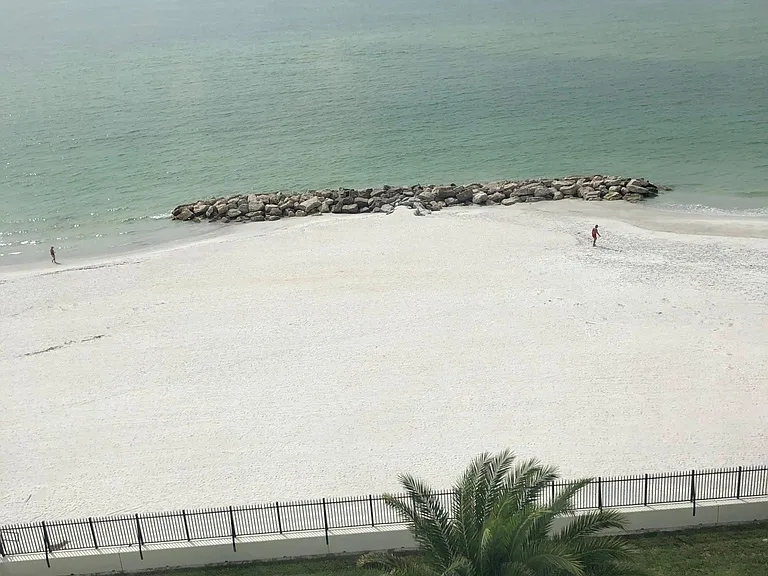 Picture of our beach taken from the eighth floor