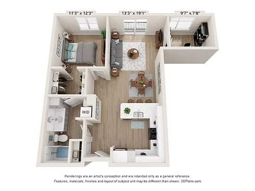 Floor plan Sherwood + Den