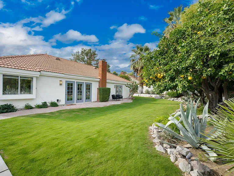 Rear of home.