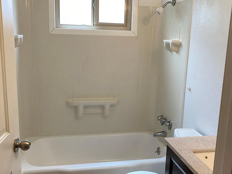 Bathroom with tub