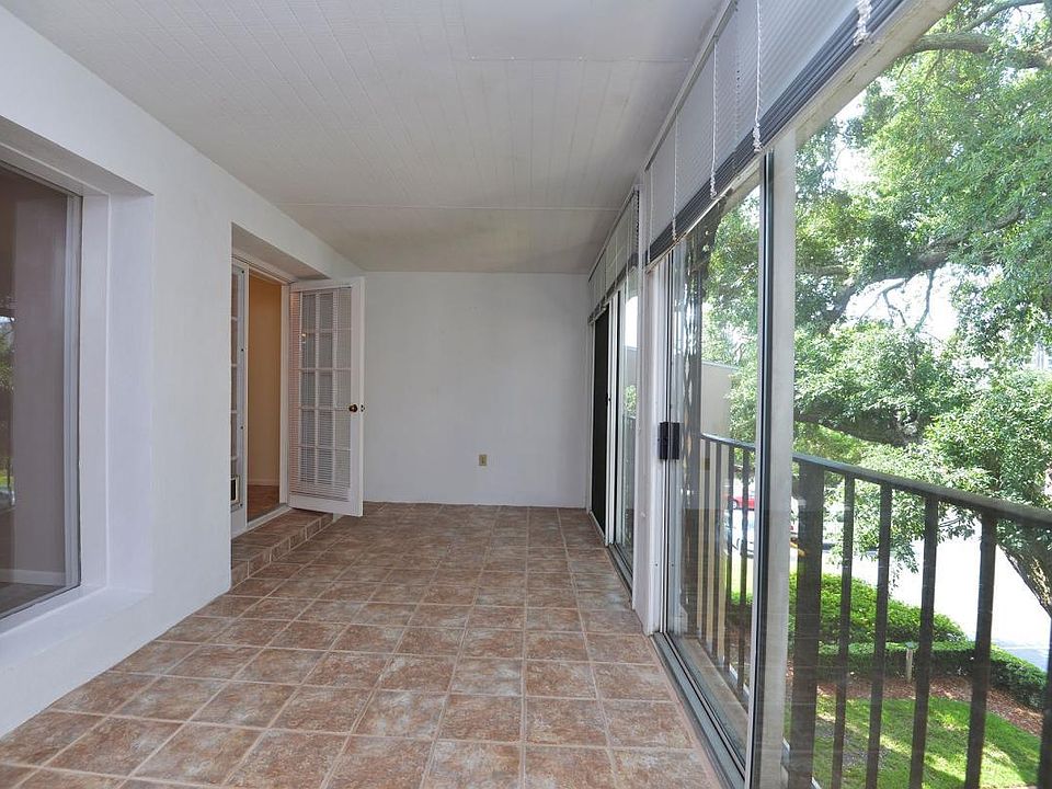 back patio overlooks gardens courtyard