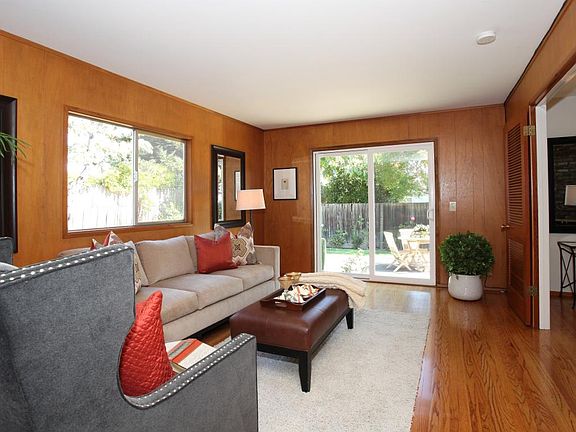Family room opens to patio.