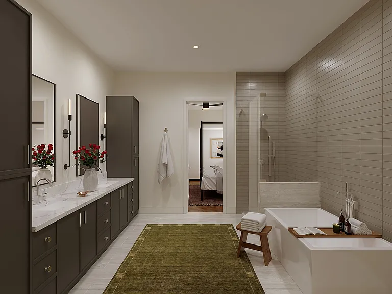 Townhomes with custom finishes