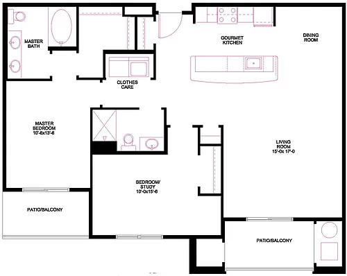 Floor plan The Harrison